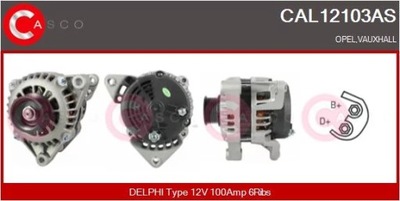 ALTERNADOR CASCO OPEL ASTRA G 2.0DTI 99-  