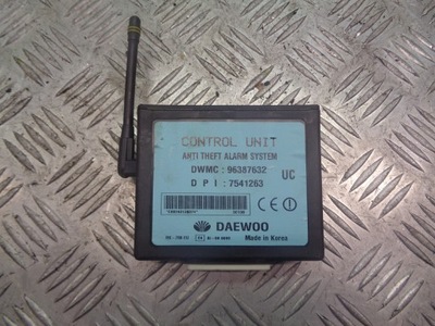 Блок управления модуль сигнализация chevrolet rezzo 96387632 фото №1