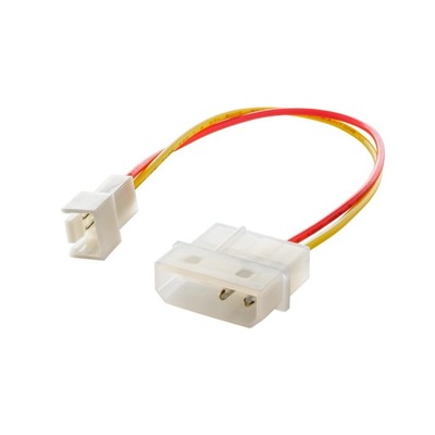 Adapter Kabel zasilania MOLEX-3-pin do wentylatora