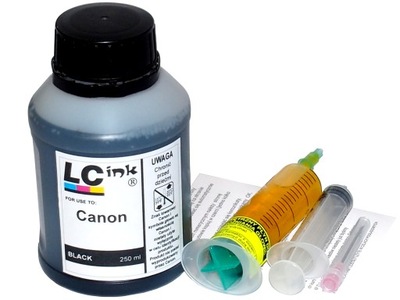 TUSZ DO CANON PG 37/40/50/510/512/540/545 250ml+AK