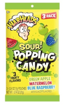 Warheads Sour Popping Candy