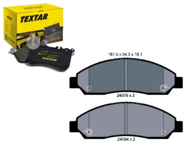 Textar тормозные колодки тормозные chevrolet colorado gmc can фото №1