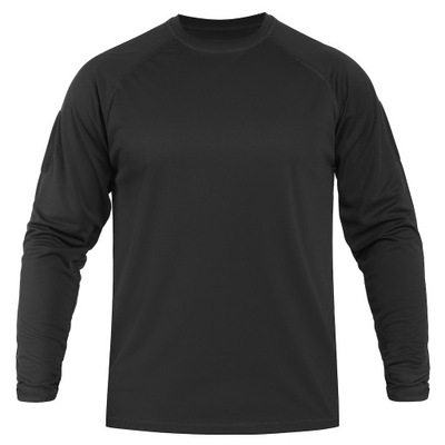 Koszulka termoaktywna z długim rękawem Mil-Tec Tactical czarna XXL