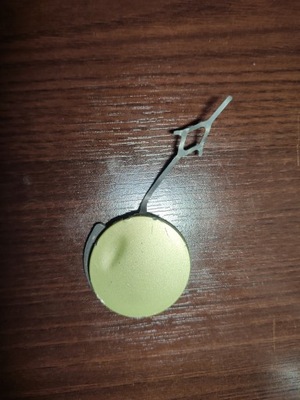 Opel meriva заглушка бампера перед 13193500 mag h фото №1