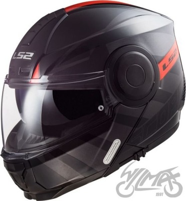 CASCO LS2 FF902 SCOPE HAMR BLACK TI/RED S  