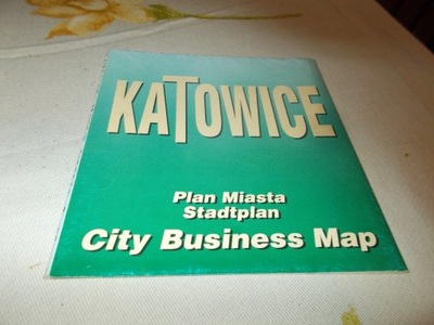 Katowice stary plan miasta