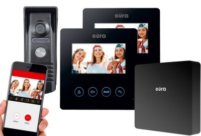 WIDEO DOMOFON VIDEODOMOFON WIDEODOMOFON 2 monitory