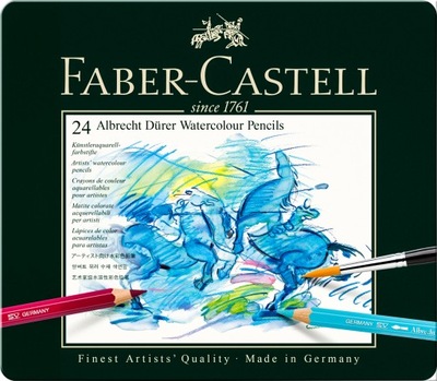 Kredki A.Durer 24 kolory metalowe opakowanie Faber Castell