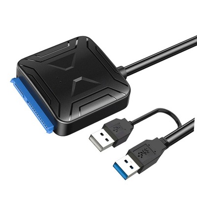 na Kabel adaptera USB 3.0 do 3,5-calowego dysku SSD 2,5 cala USB 3.0 z USB 2.0