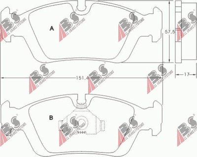 КОЛОДКИ ТОРМОЗНЫЕ BMW 3 316-328 90-05 ПЕРЕД