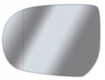 Вкладыш зеркало ford maverick ii 00-07 asf левая фото №1