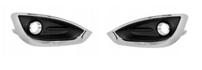 Chrysler pacifica 2017-2021 решётка радиатора w бампер комплект l+r фото №1