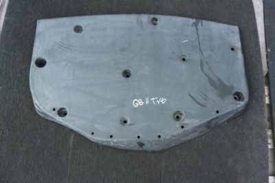 Защита подвеска задняя maserati ghibli 670004358 фото №1