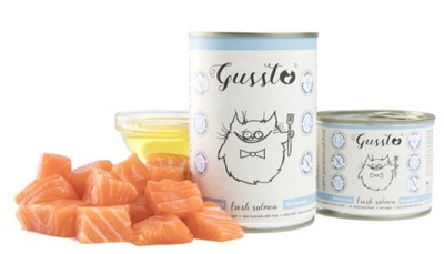 GUSSTO FRESH SALMON Z ŁOSOSIEM DLA KOTA 190g