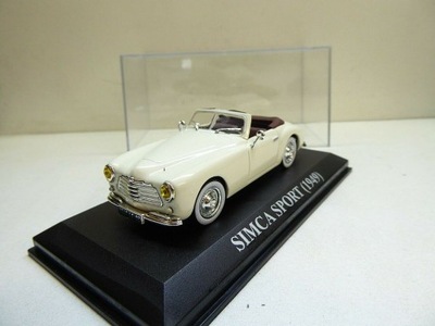 SIMCA Sport white 1949 1/43 ixo/Altaya