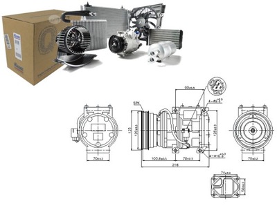 NIS89098 COMPRESOR DE ACONDICIONADOR TOYOTA AVENSIS, RA  