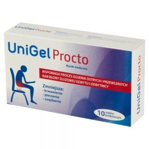 Apotex Unigel Procto ból krwawienie hemoroidy 10 czopków