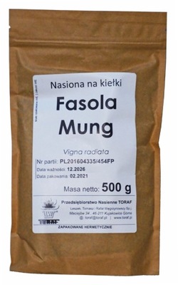 FASOLA MUNG NASIONA KIEŁKI 500g TORAF