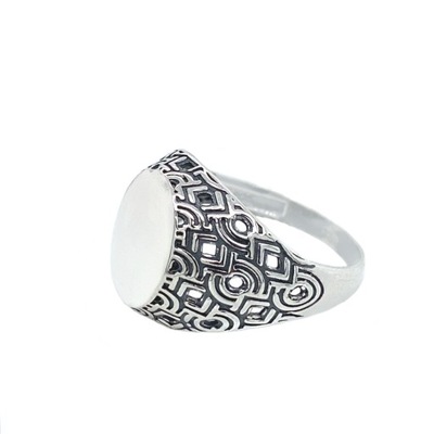 Sygnet srebrny męski polerowany GRAWER r. 26