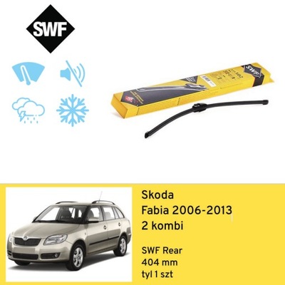 WIPER BLADE ON REAR FOR SKODA FABIA 2 UNIVERSAL (2006-2013) SWF  