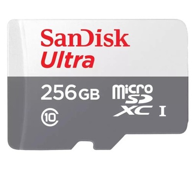 Karta pamięci SanDisk 256GB microSDXC Ultra 100MB/s C10 UHS-I