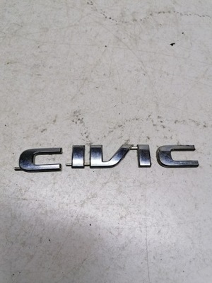 EMBLEMA INSIGNIA INSCRIPCIÓN HONDA CIVIC VII  