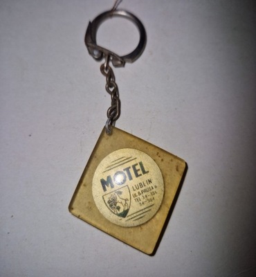 Brelok PZM Polski Związek Motorowy Motel Lublin