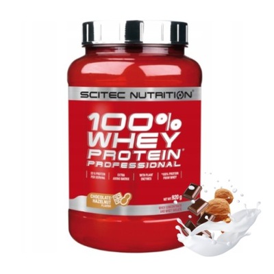 SCITEC 100% WHEY PROTEIN PROFESSIONAL 920 G BIAŁKO ODŻYWKA