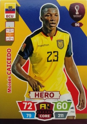 WORLD CUP QATAR 2022 HERO EKWADOR 96 CAICEDO