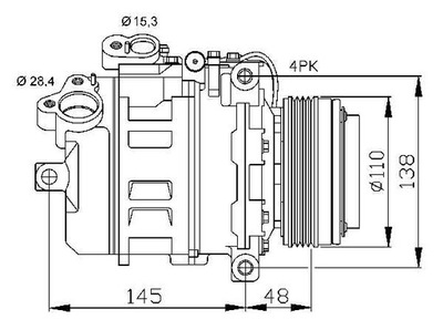 NRF 32465 КОМПРЕССОР, КОНДИЦИОНЕР