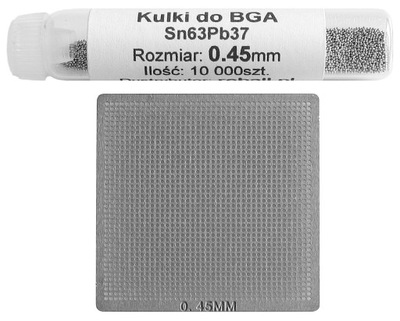 SITO UNIWERSALNE BGA 0.45mm 0,8mm+KULKI REBALLING