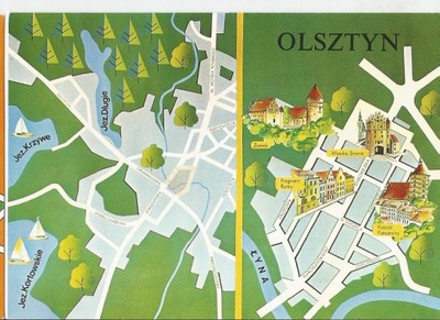 OLSZTYN MAPKA MIASTA