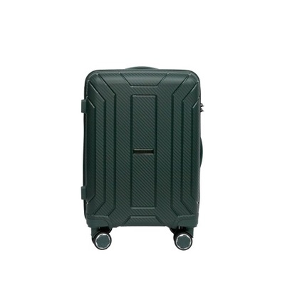 Mała walizka podróżna VEZZE z Policarbon Zielona