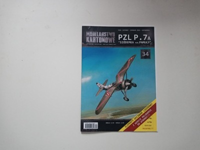 MODEL KARTONOWY PZL P. 7a