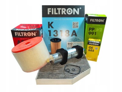 FILTRON КОМПЛЕКТ ФІЛЬТРІВ DO AUDI A6 C7 2,0TD 177 163