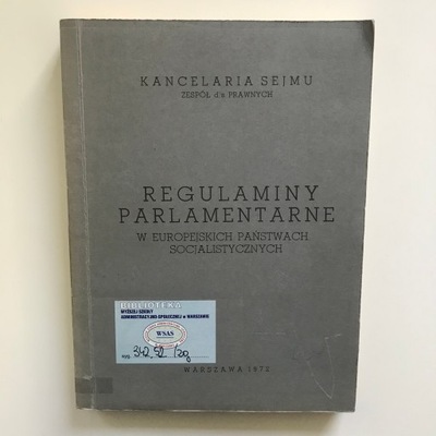 Regulaminy parlamentarne w europejskich państwach