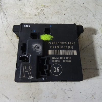 Mercedes cls модуль двері правий задня 2198200326 фото №1