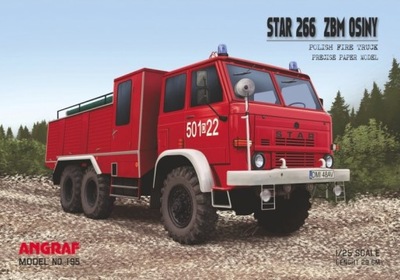 Samochód pożarniczy STAR 266 Osiny, Angraf 1/25