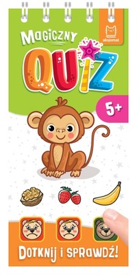 Magiczny quiz z małpką Dotknij i sprawdź! 5+ Aksjomat