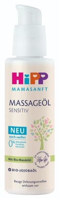 HiPP Mamasanft Sensitive olejek do masażu dla kobiet w ciąży