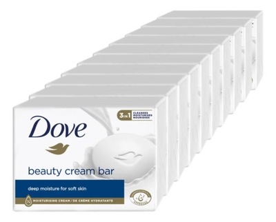 Dove Beauty Cream Mydło w kostce 3in1 10szt. 900g