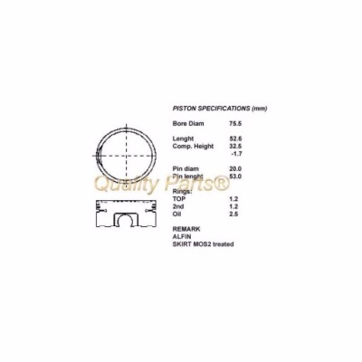 Iap quality parts 101-21070 поршень фото №1