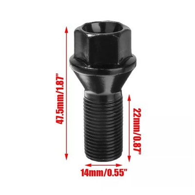 Wheel Nut Stud Bolt M14x1.25 For BMW E70 E70N E71 F20 F21 F22 F45 F3~16390