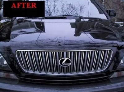 1999-2003 lexus rx300 rx 300 - накладки хром решітка радіатора хромований фото №1