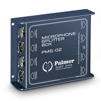 Palmer MS 02 2-kanałowy rozdzielacz mikrofonowy