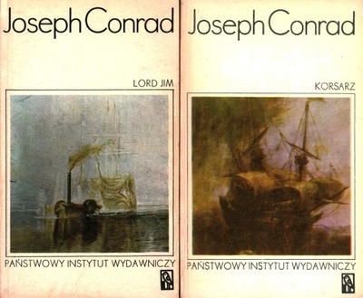 PAKIET 2 KSIĄŻEK - KORSARZ, LORD JIM - JOSEPH CONRAD