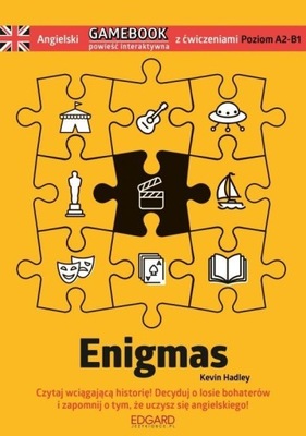 Angielski Gamebook z ćwiczeniami Enigmas Kevin Hadley