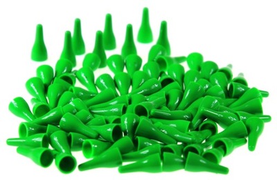 Pionki do gry plastik zwykłe zielone 100 szt