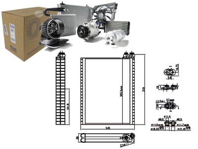 Испаритель кондиционера land rover discovery iv range rover sport i фото №1