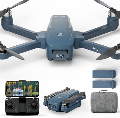 Dron FAKJANK F415 z 2 kamerami HD, prędkość do 40 km/h, 5 GHz, WIFI, FPV